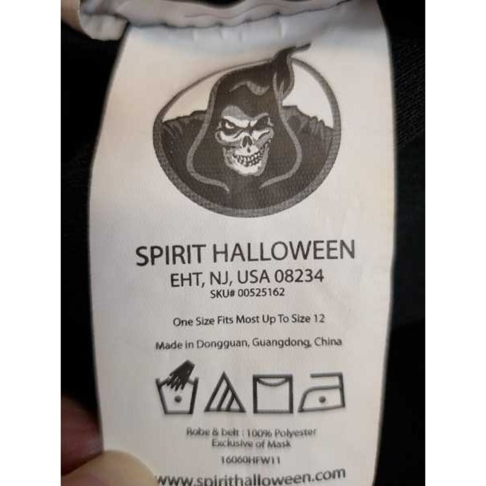 Spirit Halloween Ghost Face Robe Costume Mask Horror Scream Adult One Size - Picture 6 of 10